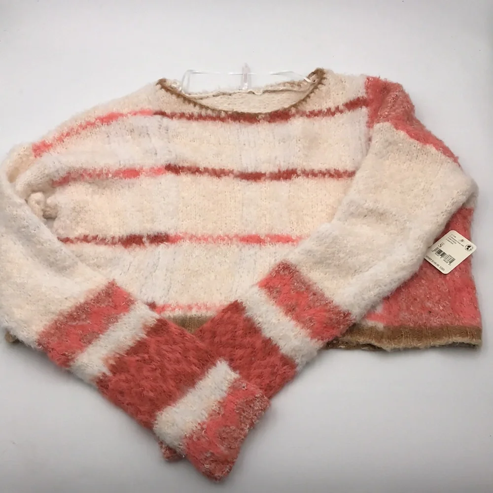 Free People Emerson Cropped Sweater
